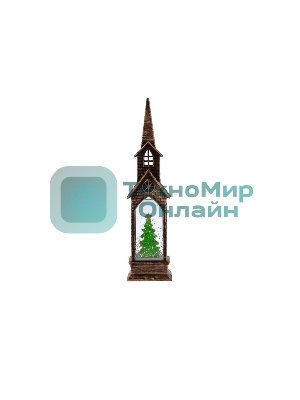 Светильник декоративный (фигура) Neon-night Башня с эффектом снегопада и подсветкой