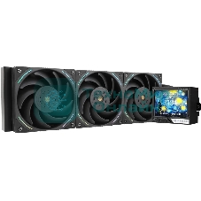 Система жидкостного охлаждения Thermalright Mjolnir Vision 360 ARGB Soc-AM5/AM4/1151/1200/2066/2011/1700 черный 4-pin 27dB Al LCD Ret (M-VISION-360-BL-ARGB)