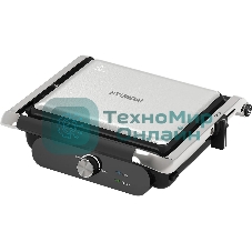 Гриль электрический Hyundai HYG-3041 2000Вт черный/черный