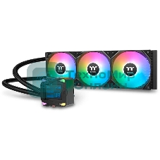 Система жидкостного охлаждения Thermaltake LA360-S ARGB Soc-AM5/AM4/1200/1700/1851 черный 4-pin 38.35dB Al+Cu LCD 360W Ret (CL-W462-PL12SW-A)