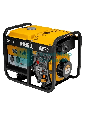 Генератор дизельный Denzel DES-32, 3.2 кВт, 110 дБ, 68.3 кг