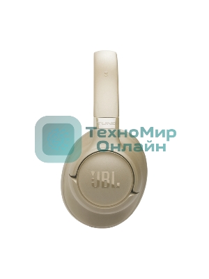 Беспроводные/проводные наушники JBL Tune 730BT бежевый, полноразмерные, Bluetooth + проводной, быстрая зарядка