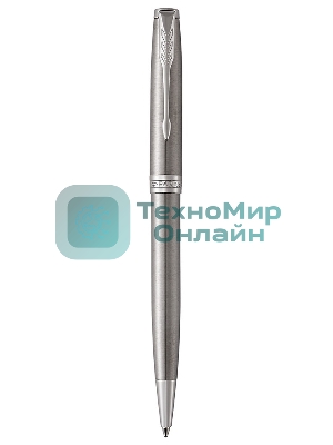 Ручка шариковая Parker Sonnet Core K526 (CW1931512) Stainless Steel CT, M, черные чернила, подарочная коробка