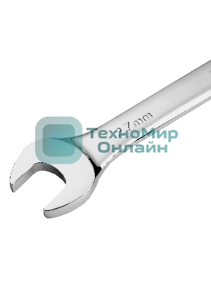 Ключ комбинированный Denzel, с трещеткой, 27 мм