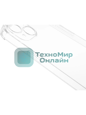 Чехол (клип-кейс) BoraSCO для Apple iPhone 15 Plus прозрачный