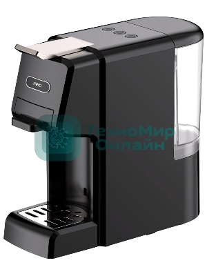 Кофеварка капсульная JVC JK-CF45 черный, исп. кофе - капсулы Nespresso, Dolce Gusto/молотый, 0.6 л, 1350 Вт, 19 бар