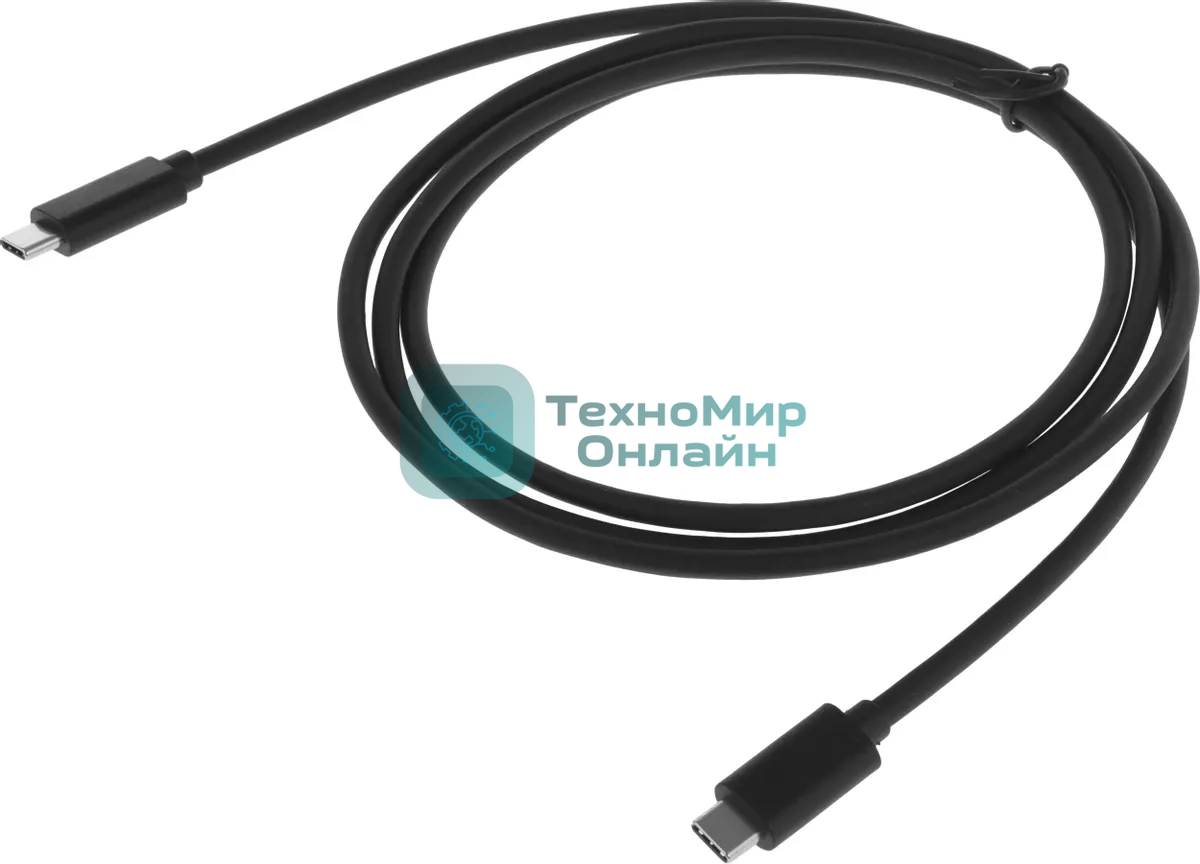 Кабель Buro BU-TYPE-C3.2-4KVID-1.5M 1.5м черный