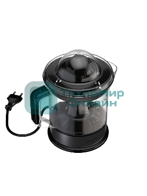 Соковыжималка Maxvi SG402 серебристый/чёрный, цитрусовая, 40 Вт, 700 мл, механическое