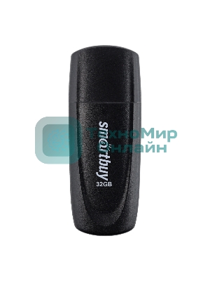 Флешка USB Smartbuy Scout Black (SB032Gb2SCK), 32Gb, USB 2.0, R/W 13/8, черный