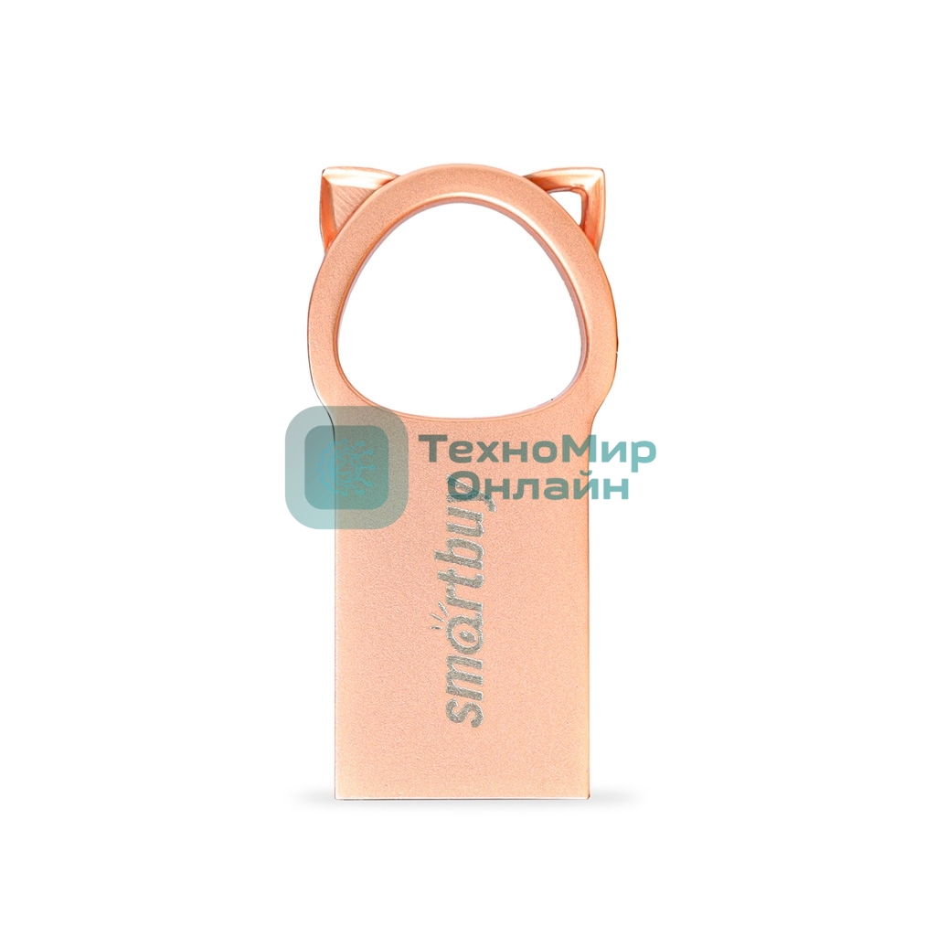 Флешка USB SmartBuy MC5 Metal Kitty (SB032GbMC5), 32Gb, USB 2.0, R/W 20/10, розовый