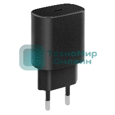 Сетевое зарядное устройство Defender UPA-125 25W,USB C,кабель Type-C,черный