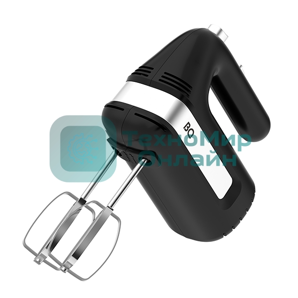 Миксер BQ MX421 черный. Мощность:150 Вт, 5 скоростей работы, скорость вращения до 1400 об,мин