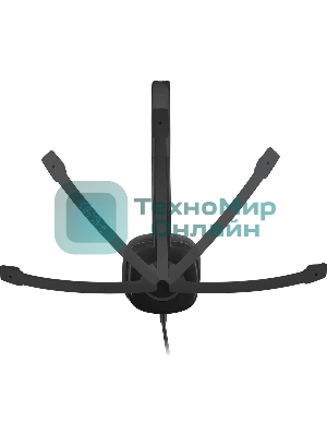 Гарнитура проводная Logitech Headset H151 Stereo черный
