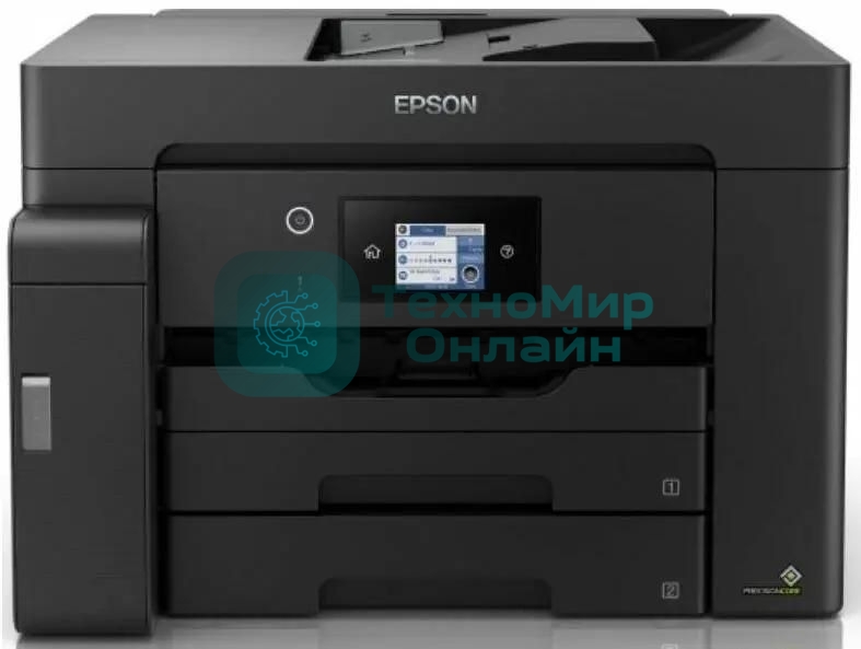 МФУ струйное Epson M15140 (C11CJ41404), A3+, ч/б, печ. до 25 стр/мин., скан. до 26 стр/мин., 2400 x 4800 dpi (печать) 1200x2400dpi (скан.), USB, RJ-45, Wi-Fi