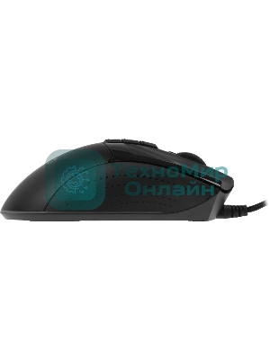 Мышь проводная A4Tech Bloody W90 Max черный, 10000 dpi, USB, кнопки - 10