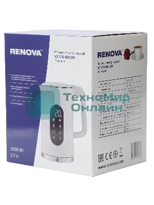 Чайник электрический Renova KT17S-D01BR