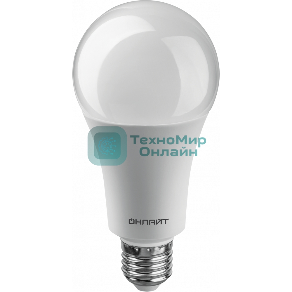 Лампа светодиодная ОНЛАЙТ 61954 OLL-A60-25-230-4K-E27 25 Вт
