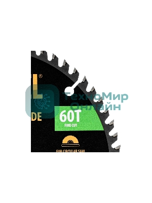 Пильный диск по дереву Denzel ф185 х 20 мм, 60 зубьев 733327
