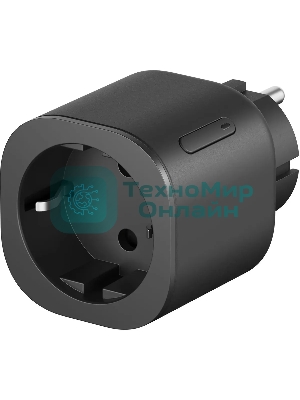 Умная розетка Yandex Matter EUBT Wi-Fi черный (YNDX-00540BLK)