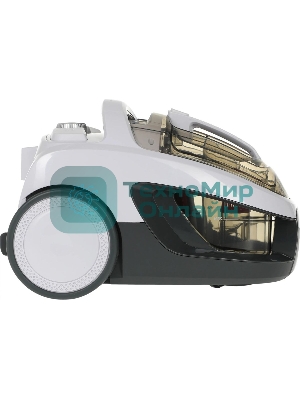 Пылесос Gorenje VC2301SPWCY белый, 400/2300 Вт, уборка сухая, пылесборник контейнер 1.7 л