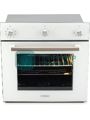Духовой шкаф Электрический Hyundai 6009.03 WG белый стекло