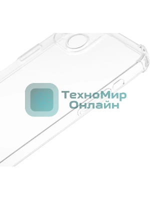 Чехол (клип-кейс) BoraSCO для Apple iPhone 15 Plus прозрачный