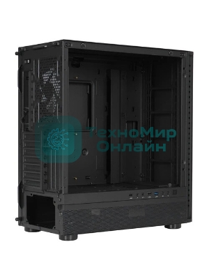 Компьютерный корпус PCCooler IE200 BK, Tempered Glass Full Tower, черный, TG, SPCC, 1x120мм ARGb E-ATX, ATX, mATX, mITX 180/380/220мм 4x2.5