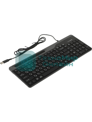 Клавиатура проводная A4Tech Fstyler FK25, USB, черный/серый