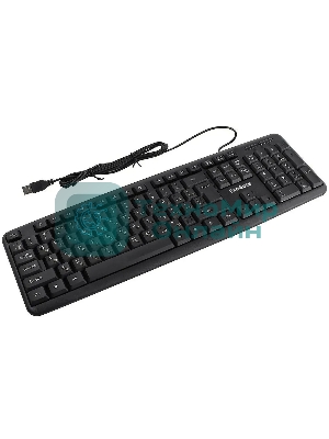 Клавиатура проводная ExeGate Professional Standard LY-331L2 (USB, полноразмерная, влагозащищенная, 104кл., Enter большой, длина кабеля 2,2м, черная, Color Box)