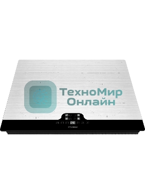 Индукционная варочная панель Hyundai HHI 6772 GR независимая, серебристый