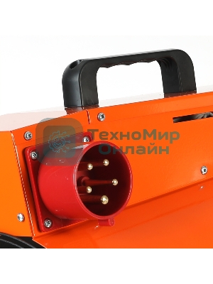 Тепловентилятор электрический Patriot PT-R 15, оранжевый/черный, 15 кВт, 150 м2, 380В, терморегулятор