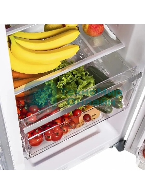 Холодильник Maunfeld MFF177NFW Slim Inverter белый двухкамерный 352/198л морозилка слева, No Frost, Side by Side