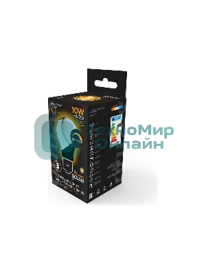 Лампа светодиодная LED GAUSS 102202110-D Filament A60 OPAL dimmable E27 10W 820lm 2700К 1/10/40