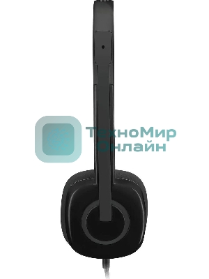 Гарнитура проводная Logitech Headset H151 Stereo черный