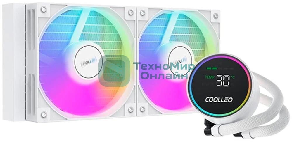 Система жидкостного охлаждения Coolleo ICE Fairy DIG 240 LITE WH (DIG-240-LITE-WH)