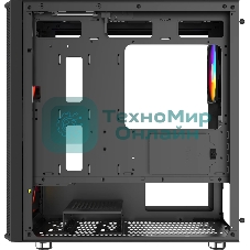 Корпус SAMA S30, Mini-Tower, чёрный, 2 x 140 мм, 1 x 120 мм