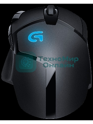 Мышь проводная Logitech G402 Hyperion Fury, черный, 4000 dpi, USB, кнопки - 8