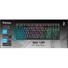 Клавиатура проводная Defender Dark Lord GK-580, USB, черный