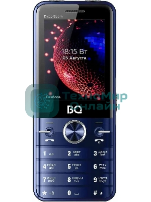 Мобильный телефон BQ 2842 Disco Boom синий/черный