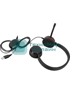 Гарнитура Jabra Evolve 20 MS Stereo USB чёрный, проводная