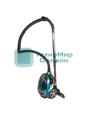 Пылесос JVC JH-VC401 бирюзовый/серый, 320/1800 Вт, уборка сухая, пылесборник контейнер 2,5 л.