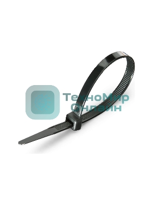 Хомут кабельный КСС 5х200 нейл. черный (уп. 100 шт) Fortisflex 49415