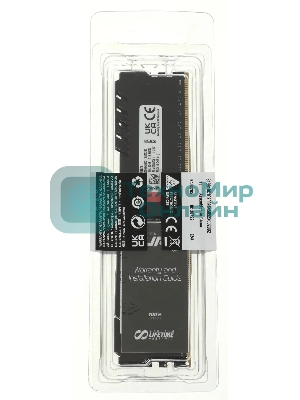 Оперативная память Kingston Fury Beast Black, DDR4, 8GB (1x8GB), 3200MHz, CL16, с радиатором, черный