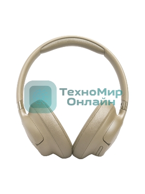 Беспроводные/проводные наушники JBL Tune 730BT бежевый, полноразмерные, Bluetooth + проводной, быстрая зарядка
