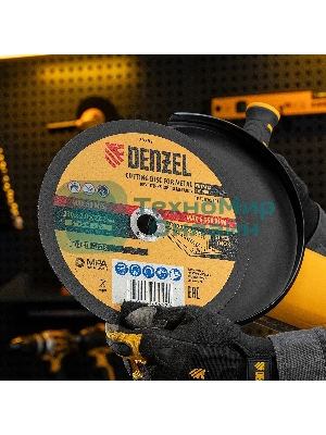 Круг отрезной по металлу Denzel 230 х 2,0 х 22,2 мм, A36TBF