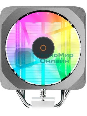 Кулер для процессора Ocypus Delta A40 EX BK ARGB, 120мм ARGB FAN, 4 HEAT PIPES, 4-PIN PWM, 500-1800 RPM, 29DBA, HYDRO BEARING, LGA115X/1200/1700/18XX, AM4/AM5