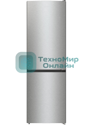 Холодильник Gorenje NRKE62XL серебристый металлик двухкамерный 203/99л морозилка снизу, No Frost