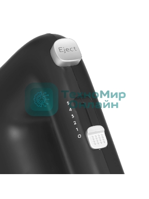 Миксер BQ MX421 черный. Мощность:150 Вт, 5 скоростей работы, скорость вращения до 1400 об,мин