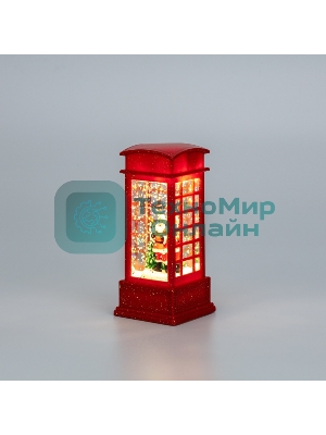 Светильник декоративный (фигура) Neon-night Телефонная будка с эффектом снегопада и подсветкой