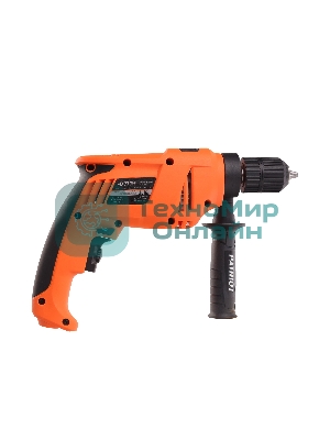 Дрель электрическая ударная PATRIOT FD 770HL, 770Вт, 2800об/мин, 44800уд/мин, макс. диаметр сверления 13мм, быстрозажимной патрон